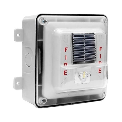 Secutron SPPS-204-70-WP Outdoor Wall Mount Speaker / Strobe, 70V, Red