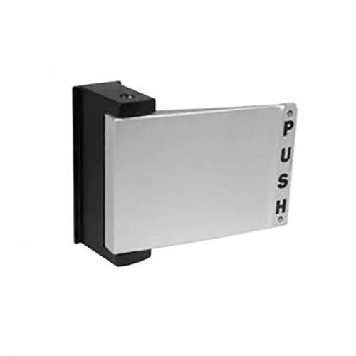 Adams Rite 4590-02-03-628 4590 Deadlatch Paddle for 4300, 4500, 4900 Series, Push to Left, 2-3/4" to 3", Clear Anodized