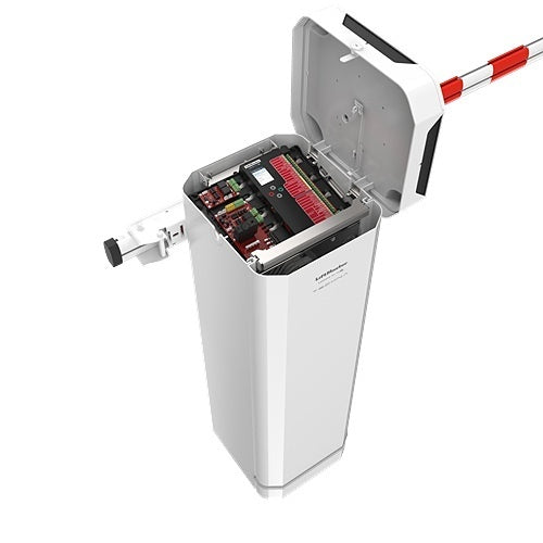 LiftMaster CBG24DCWMC TECHNA CBG 14\' Commercial DC Vehicular Automatic Barrier Arm Gate Opener, White
