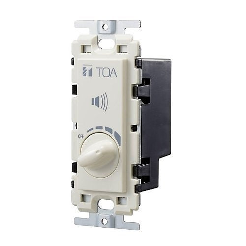 TOA AT-063AP Flush-Mounted Wall Attenuator, Volume Control, 6W