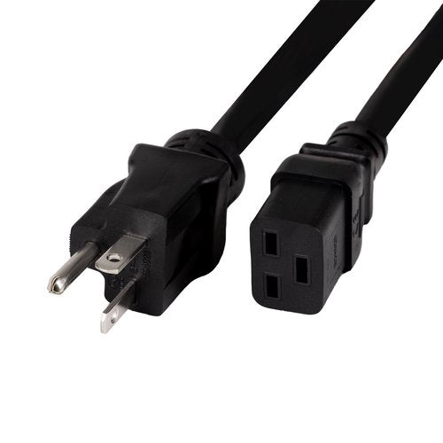WattBox WB-PWR-20A-C19-10FT 20A Male Power Cord with 3-Prong IEC C19 Socket, Straight, 10\'