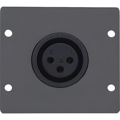 Kramer WA-1XLFB Wall Plate Insert, XLR (F), Black
