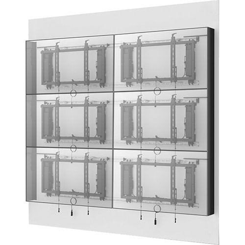 Chief CSACK06B Side Cover Kit with Connexsys Brackets, 6\\" Depth