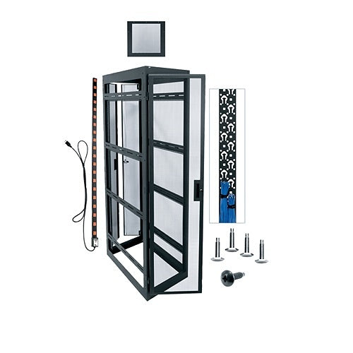 Middle Atlantic WMRK-4236SVR WMRK Series Wide Rack with Side Panel, 38.3\\" Deep, 42U RMS, Black