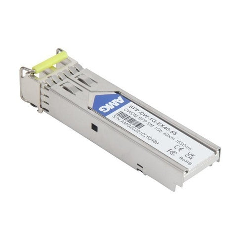 AMG Systems SFP-CW-1G-EX40-55 2-Fiber SFP Singlemode CWDM, LC Connectors, 1550nm, 1GB