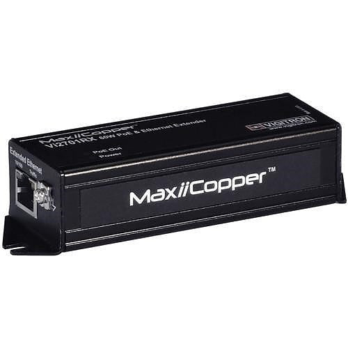 Vigitron VI2701RX SFP Module, 1-Port Ethernet/60W PoE Extender Over UTP