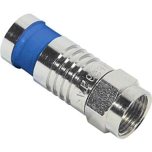 ICC RG6 Quad F-Type Connector, 100 PCS Image of H2-RDSAV04C