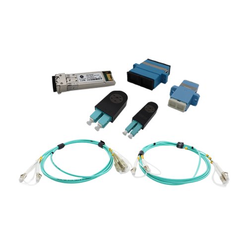 TREND Networks R166027 10G 850nm MM SFP Kit with LC/SC Loopbacks and Cables
