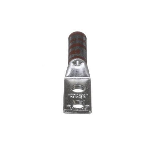 Panduit LCC2-14AW-Q Compression Connector Lug, 2-Hole, #2AWG, Copper