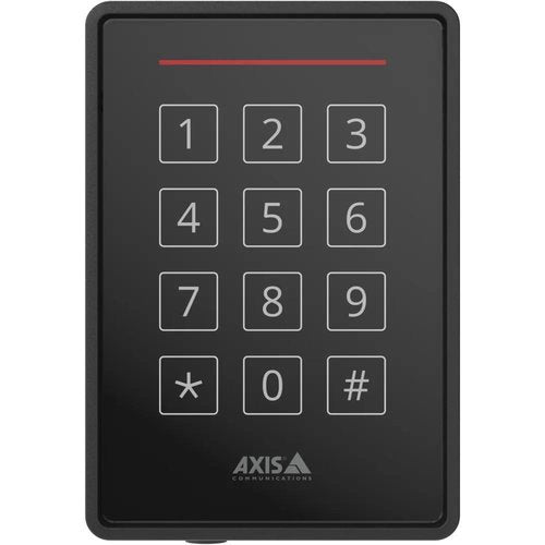 AXIS A4131-E RFID Access Reader with Keypad, Single-Gang Mount