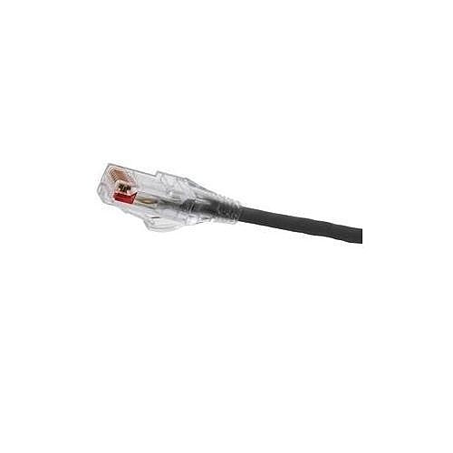 Hubbell HCL6BK03X24 NEXTSPEED CAT6 28-8 Low Diameter Patch Cable, 3\', 24-Pack, Black