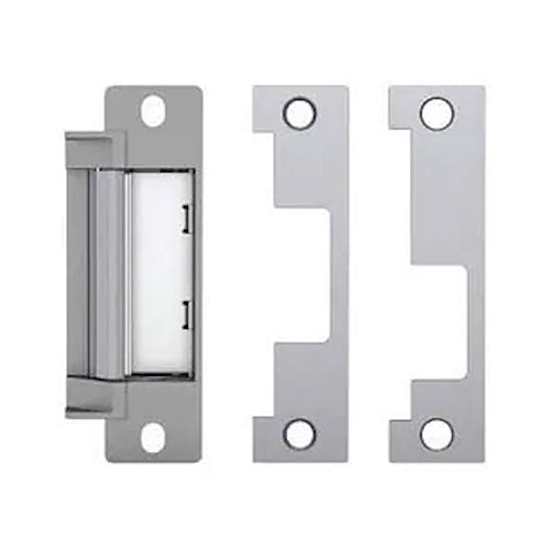 HES 4500C-12/24-630-LBM 4500C Series Complete Pac Electric Strike with 4500 Strike Body and 2 Faceplates, Latchbolt Monitor, Satin Stainless Steel Image of HE-10530607