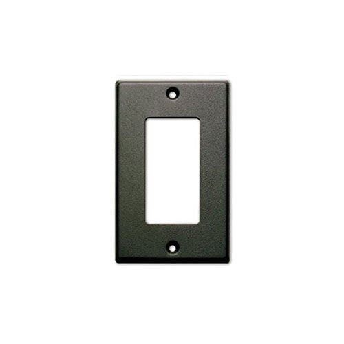 RDL CP-1B Single Cover Plate, Compatible with Decora Style Products, Black