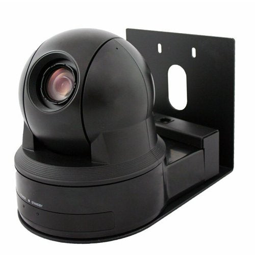 Vaddio Thin Profile Wall Mount Bracket for Sony EVI-D80/EVI-D90 Camera, Black (535-2000-236B)