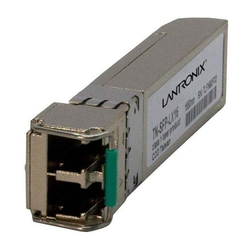 Lantronix TN-SFP-LX3 MSA Compliant 1000Base Fiber Channel SFP Module, 1000Base-LX 1310 nm Single Mode LC with DMI 19.0 dB