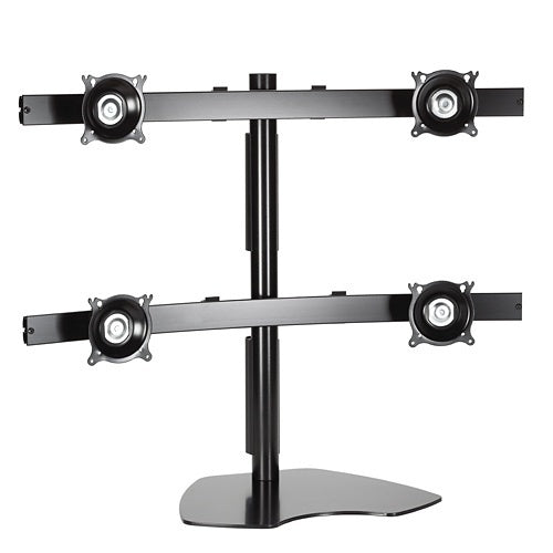 Chief KTP445B Widescreen Quad Display Desk Mount for Displays 10-30\\", TAA Compliant, Black
