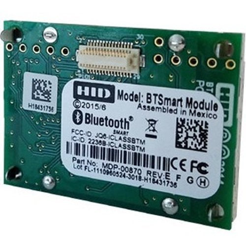 HID BLEOSDP-UPG-A-900 R10/RP10 iCLASS SE and multiCLASS SE Bluetooth and OSDP Reader Upgrade Kit, Includes (1) Bluetooth and OSDP Upgrade Module, (1) Metallic Backplate Striker