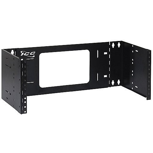 ICC EZ-Fold Mounting Bracket for Network Equipment - Black Image of H2-ICMSABR64
