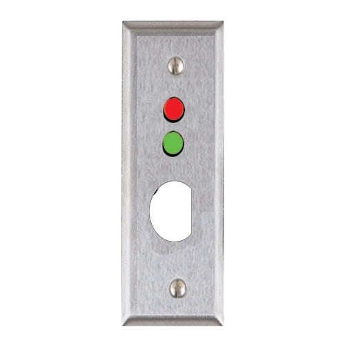 Alarm Controls RP-09302 Remote Wallplate with Resistor,  Weather Resistant, Red and Green LED