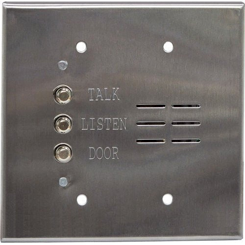 Alpha IS427C VIP Series 4-Wire-2 Gang Apartment Intercom Station, Stainless Steel