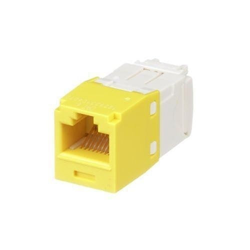 Panduit CJ688TGYL-24 Keystone Jack, Mini-Com Module CAT6 UTP with 8 Position Wiring