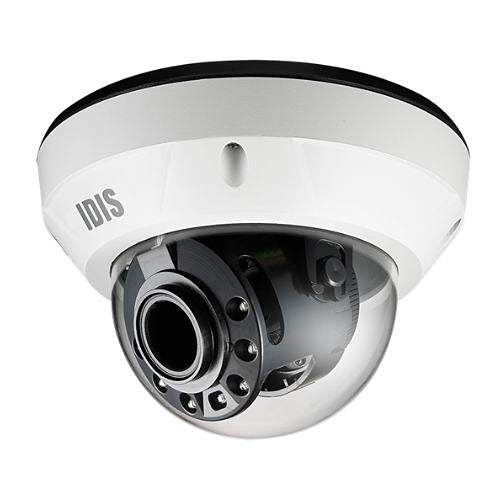 IDIS DC-D4831HRX 8MP Vandal-Resistant IR Dome Camera, 2.7-13.5mm Varifocal Lens, IR 40m, IK10, IP67