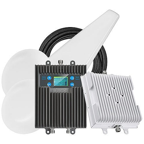 SureCall SC-5XMax-Y2U 5X Max High Performance Cell Phone Signal Booster for Large Buildings with Extended Range Technology, Yagi and Panels