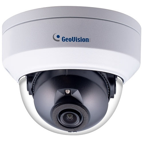 GeoVision GV-TDR4803-2F 4MP AI H.265 Super Low Lux WDR IR Mini Fixed Rugged IP Dome Camera, 2.8mm Lens Image of GU-TDR48032F