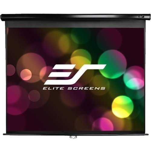 Elite Screens M150UWH2 150\\" diag. Manual Projection Screen, HDTV, 16:9, MaxWhite