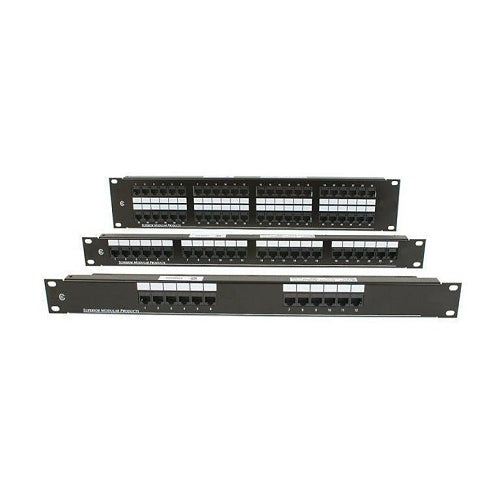 OCC ACC4888/110SIX 48-port Rack Mount Angled Patch Panel, 568A/B Wired, 2U