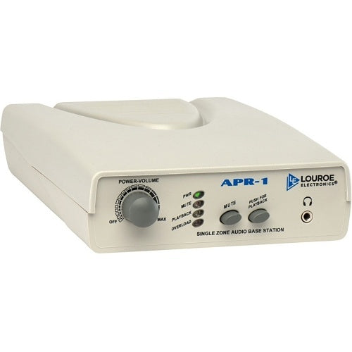 Louroe LE-146 Single Zone Non-Alarming Monitoring Base Station, 3" Speaker