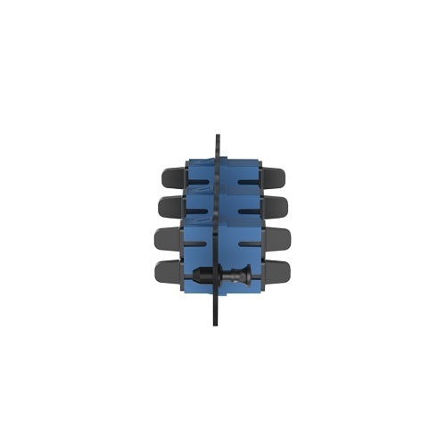 Panduit FAP3WBUDSCZ Opticom LC Fiber Adapter Panel with SC Duplex Fiber Optic Adapters, OS2, Blue