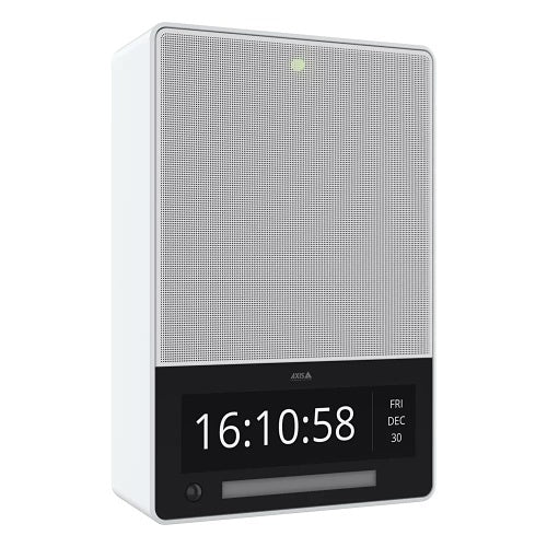 AXIS C1710 Network Display Speaker, Wall-Mounted 3-in-1 Public Address Solution