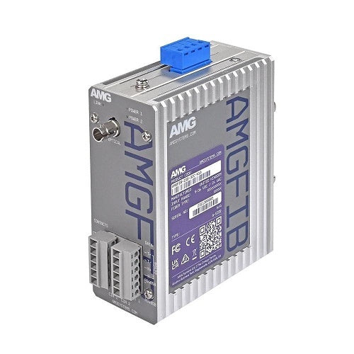 AMG Systems AMGFIB-1SD-3CC-M1A Serial Data and Contact Closure Converter, Multimode 2 km, 1-Fiber, A-Side