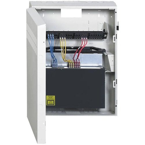 Hubbell RE2 REBOX Commercial Cabinet, 32.2\\" x 24.2\\" x 7\\" D, Light Gray, Pre-Configured