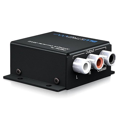 Blustream DAC12AU Digital to Analog Converter (DAC), Simultaneous Analog and Digital Output Image of 6E-DAC12AU