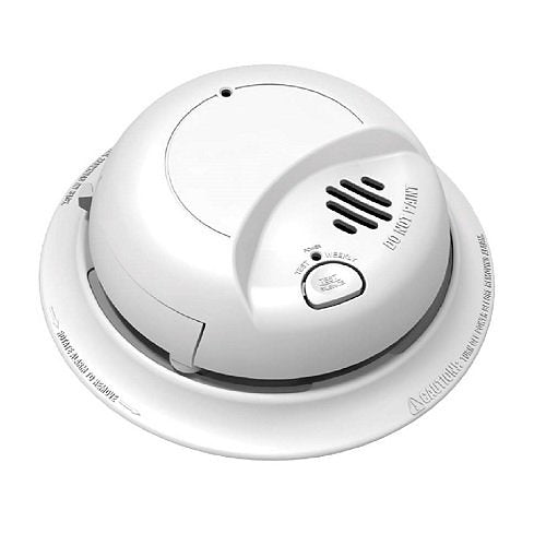 Sperry West SW2200AC Smoke Detector Straight-Down View, Covert, 3.7mm Lens