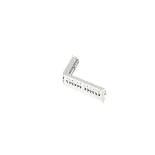 Panduit DPA246X88TGWH Punchdown Patch Panel, Cat6a, Angled