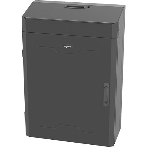 Legrand 4RU Vertical Wall-Mount Cabinet, Split Door, 36\\"H Image of OR-VWMSD4RU3