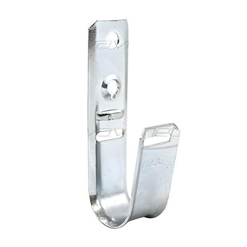 Wavenet JHWM04 4\\" Hooks, Wall Mount Style with Retainer Clip, 25-Pack, Galvanized Steel