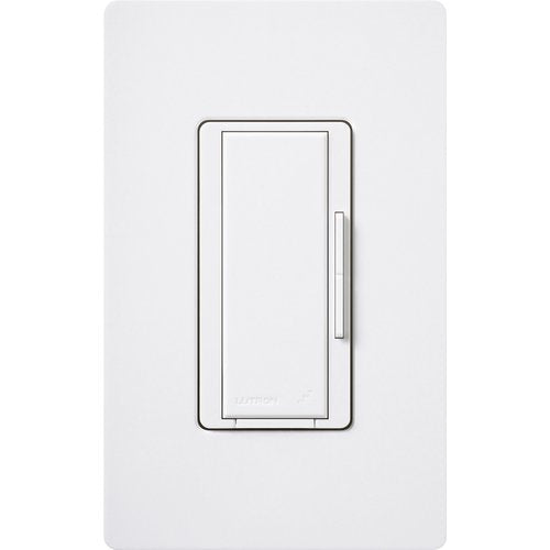 Lutron RD-RD-WH Maestro Companion Dimmer Switch for RA3 / RA2 Select, Multi-Location Remote Dimmer, 120V, Not For Stand-Alone Use, White