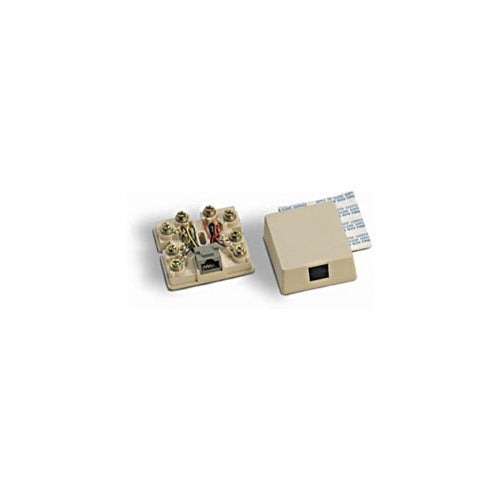Primex 135-0310 Surface Mounting Box, Wire Kyd RJ48X SRFC Jack