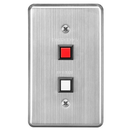 TOA RS-144         A00 N-8000 Series IP Intercom Switch Panel for N-8000RS or N-8010RS 2-Core Shielded Substation Interface Unit, Emergency and Normal Button