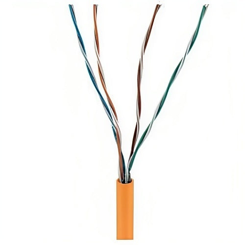 ADI PRO 0E-CAT5ROR CAT5e Riser Cable, 24/4 Solid BC, U, UTP, CMR/FT4, Sunlight Resistant, 1000\' (304.8m) Express Box, Orange
