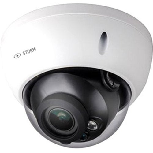 Storm INSDO4KIRA 12MP Ultra-HD IP Dome Camera, 4.1-16.4mm Motorized Lens, White