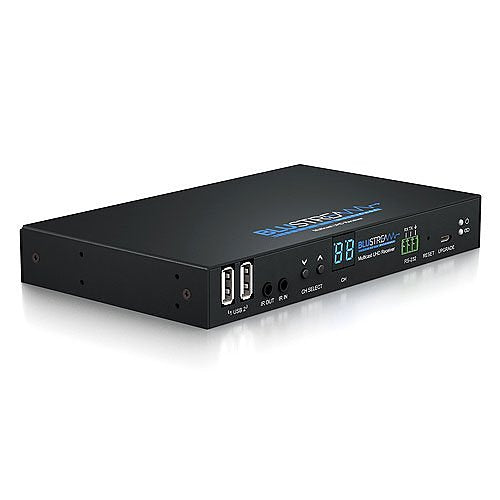 Blustream IP200UHD-RX IP Multicast HDMI UHD Video KVM over 1GB Network Receiver with Bi-directional IR RS-232 and USB