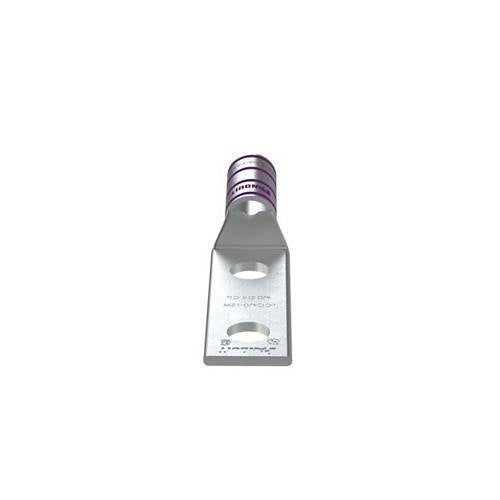Panduit LCC4/0-12W-X Compression Connector Lug, 2-Hole, 4/0AWG, Copper