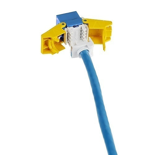 Hubbell NSJU6AB netSELECT CAT6A Jack with Cobra-Lock Termination
