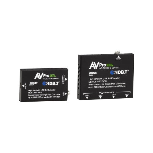 AVPro Edge AC-EXUSB-2-KIT USB 2.0 via HDBaseT 328' Extender Kit