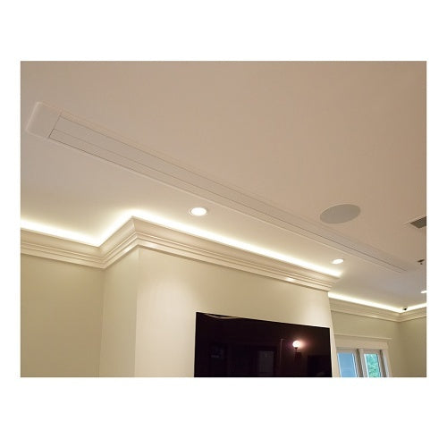 Dragonfly DFRM-TAB-110-UAW 110\\" Recessed Motorized Tab Tension Ultra AcoustiWeave Projection Screen, 16:9